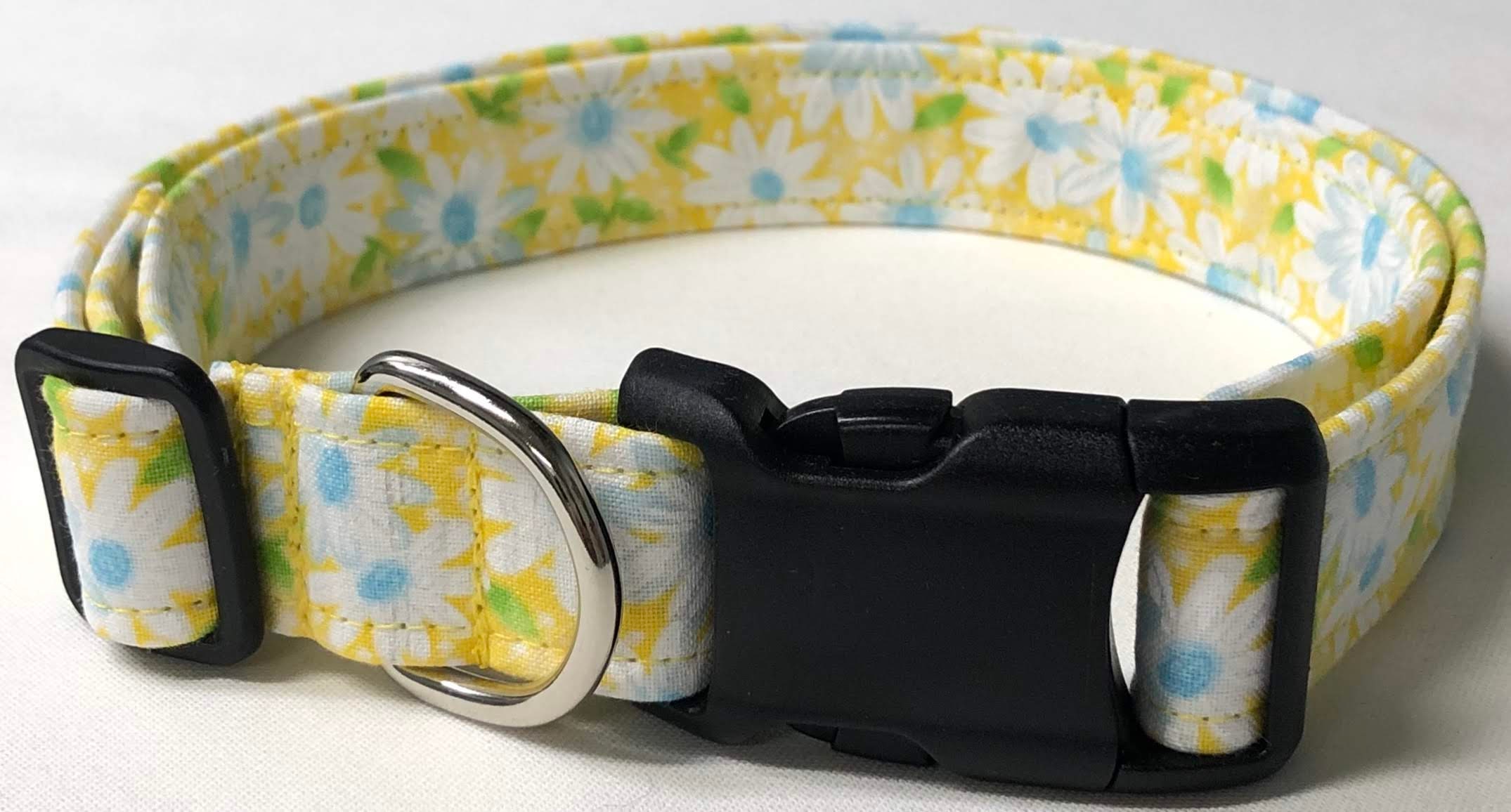 Dog Collar Yellow Daisy Daisy Daisy Dog Collar Daisy Etsy