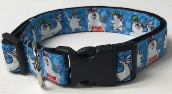 snowman dog collar