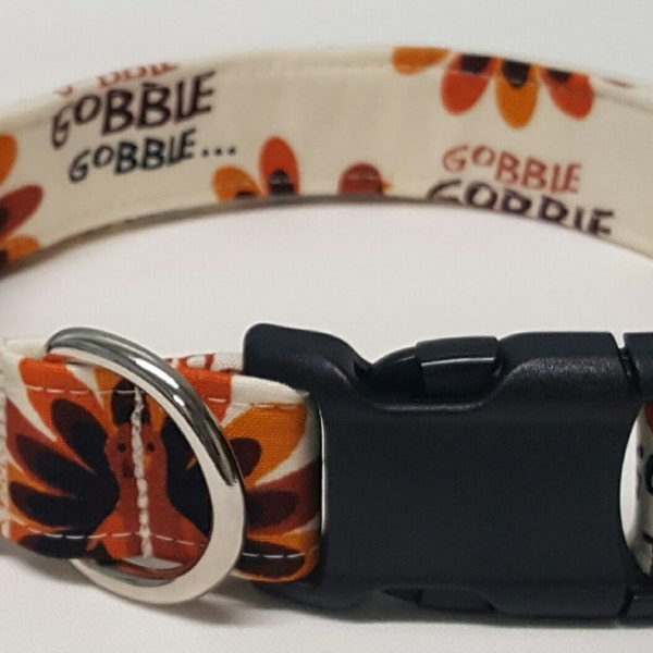 Dog collar, Tucky the Turkey, thanksgiving, thanksgiving dog collar, thanksgiving collar, turkey, turkey dog collar, turkey colla