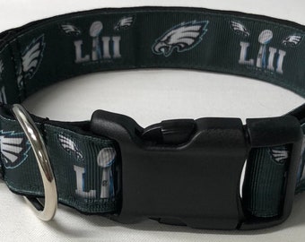 Collar para perro, Philadelphia Eagles Super Bowl II, Philadelphia Eagles, collar para perro de los Philadelphia Eagles, collar para perro de los Eagles, NFL, collar para perro de la NFL
