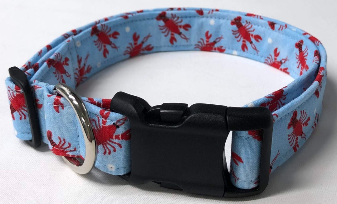 Dog Collar, Lobsters, Lobster, Lobsters, Lobster Dog Collar, Lobster