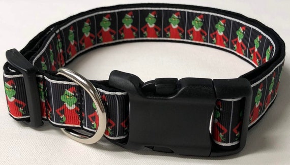 grinch dog collar