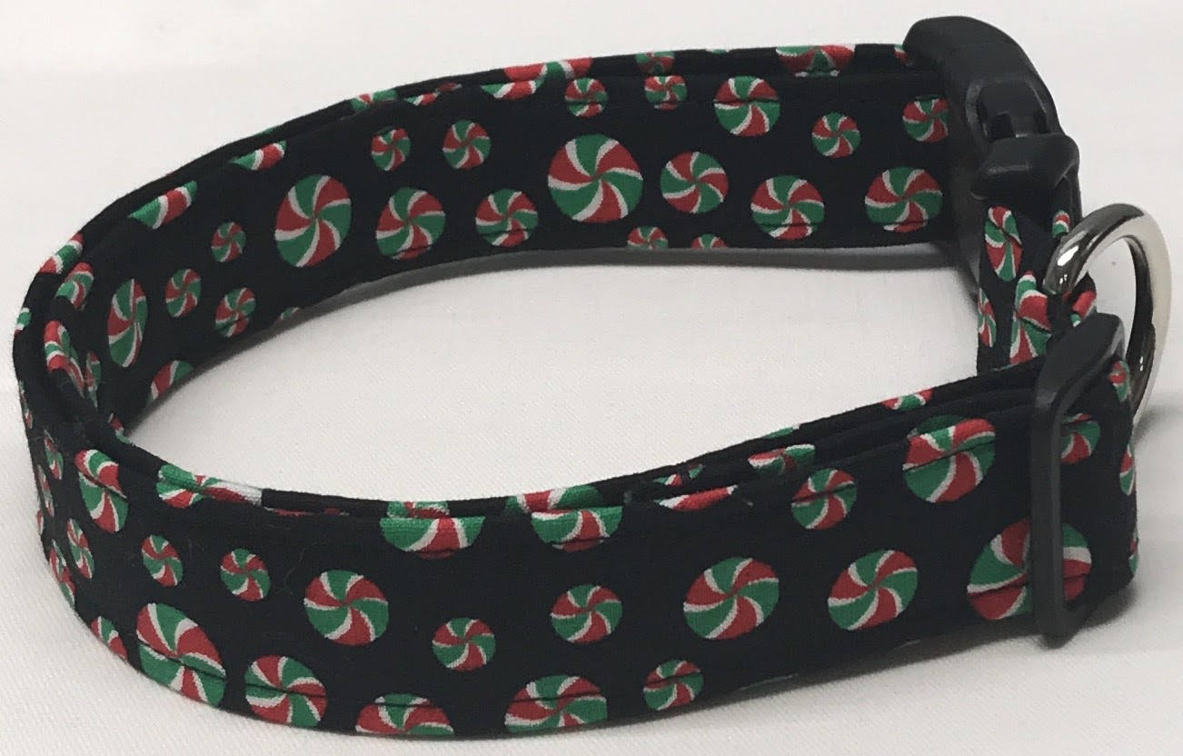 Dog Collar Holiday Pinwheels Christmas Dog Collar Holiday Etsy