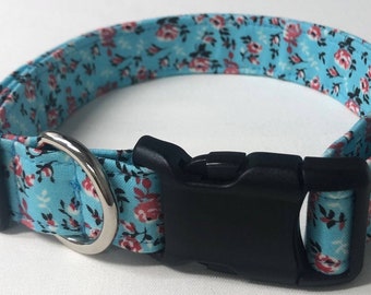 dog collar,  ring around the rosie, floral dog collar, floral collar, female dog collar, female collar, flowers