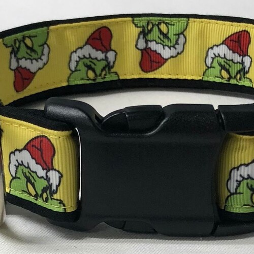 Dog Collar Grinch the Grinch Who Stole Christmas Christmas Etsy