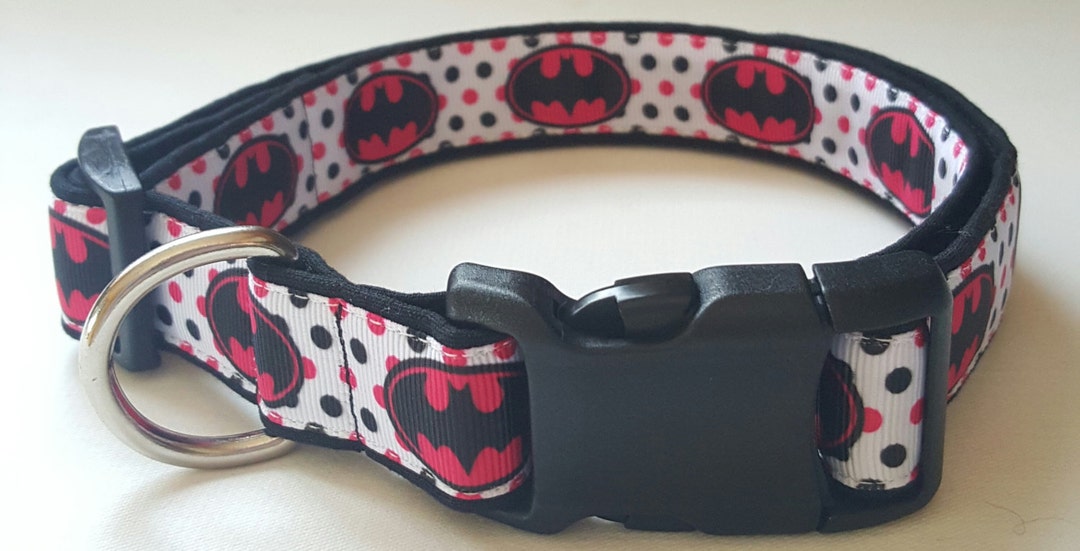 Dog Collar Pink Batman Batman for Girls Pink Batman Logo Pink