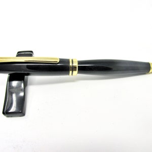 Zuiver zwarte designerbalpen met 24kt gouden plating