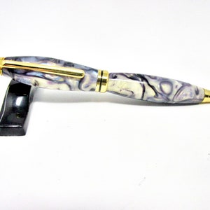 Caneta esferográfica Starry Night Designer com banho de ouro 24kt