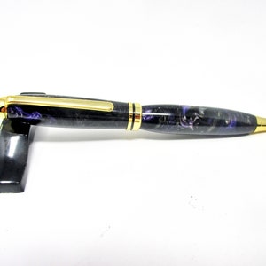 Zwart-zilveren designbalpen met 24kt gouden plating