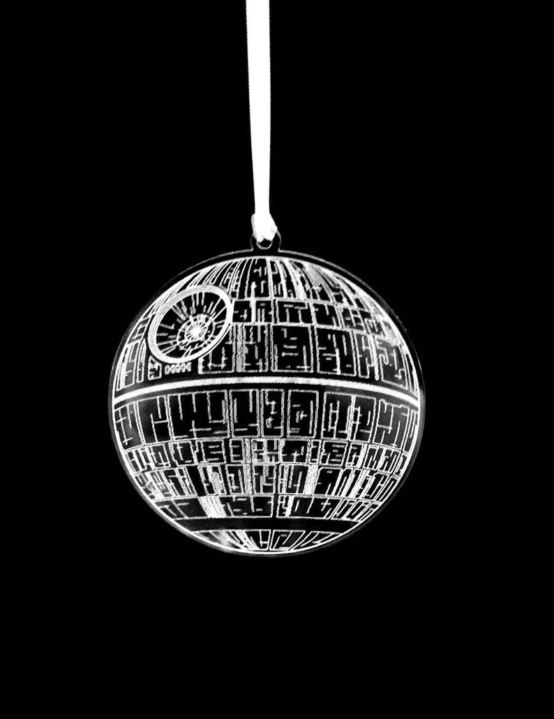 Star Wars Geschenk Todesstern Christbaumschmuck Geschenk für Papa Strumpffüller Weihnachtsgeschenk für Mann Bild 1