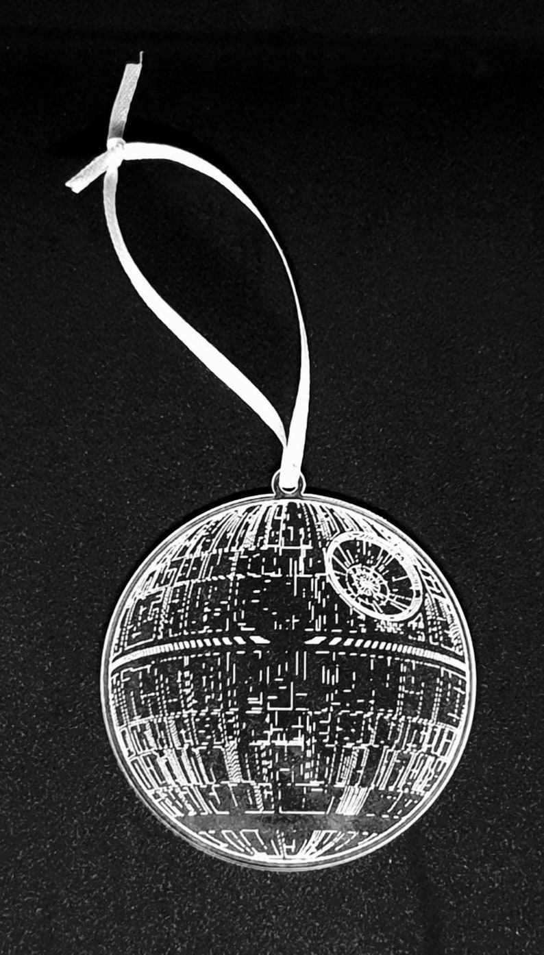 Star Wars Geschenk Todesstern Christbaumschmuck Geschenk für Papa Strumpffüller Weihnachtsgeschenk für Mann Bild 2