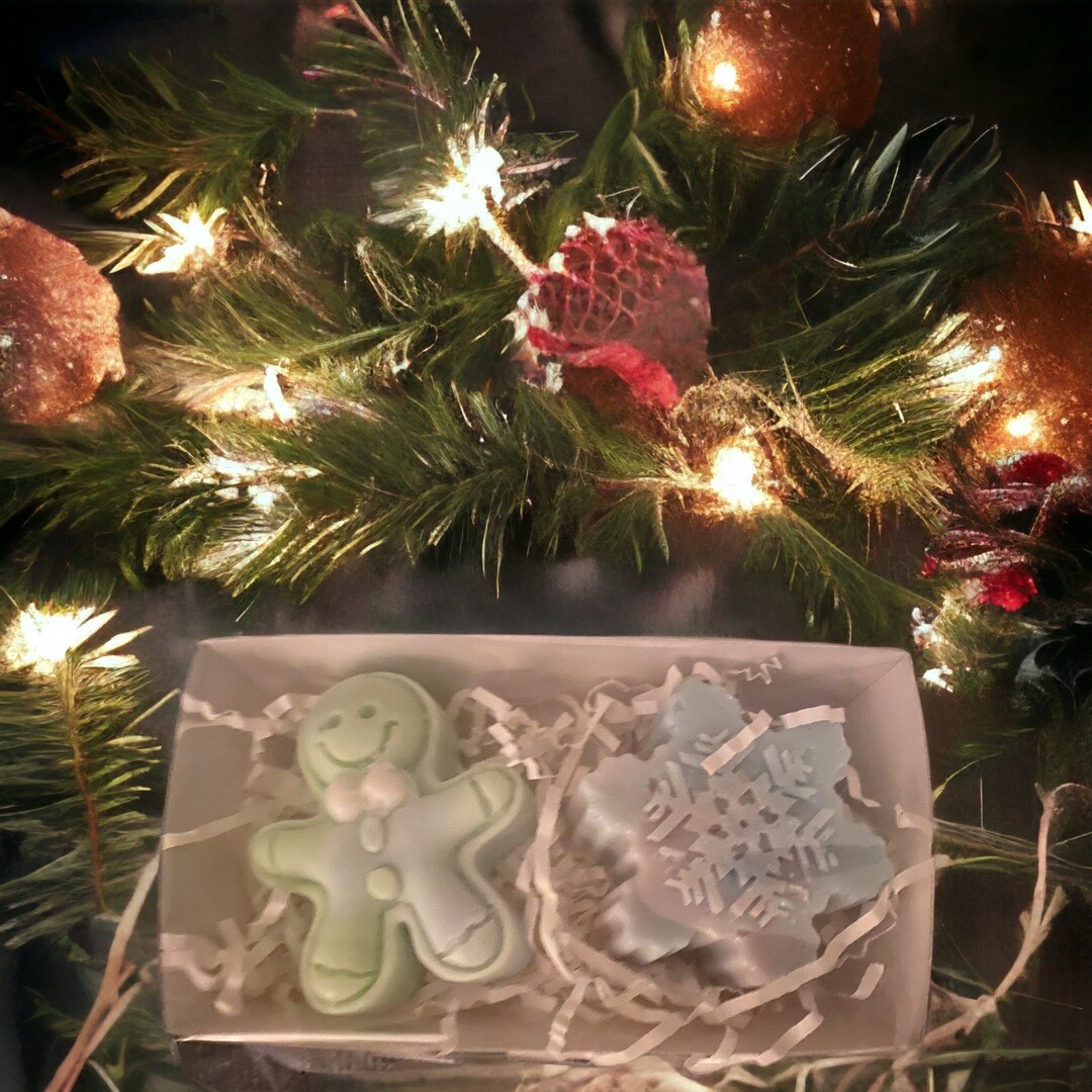 Large Gingerbread Man Snowflake Gift Set Etsy Large Gingerbread Man Snowflake Gift Set Etsy