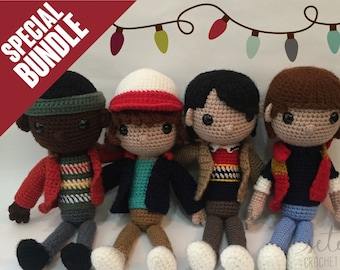 SPECIAL BUNDLE: Amigurumi Crochet Pattern - The Boys [Stranger Things]