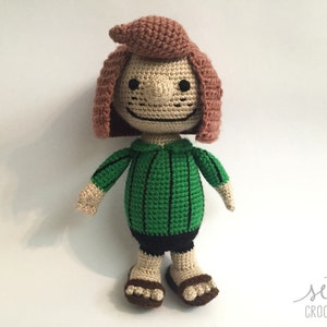 Amigurumi Crochet Pattern Peppermint Patty Peanuts image 2