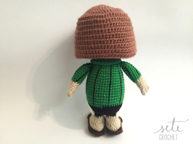 Amigurumi Crochet Pattern Peppermint Patty Peanuts image 5