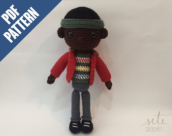 Amigurumi Crochet Pattern - Lucas Sinclair [Stranger Things]