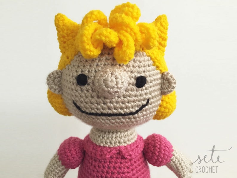 Amigurumi Crochet Pattern Sally Brown Peanuts image 3