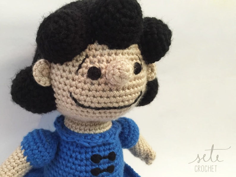 Amigurumi Crochet Pattern Lucy Van Pelt Peanuts image 5