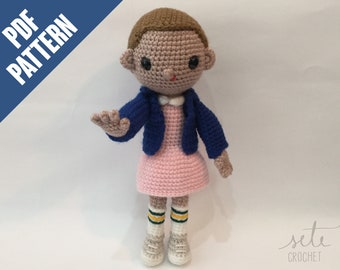 Amigurumi Crochet Pattern - Eleven [Stranger Things]