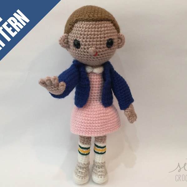 Amigurumi Crochet Pattern - Eleven [Stranger Things]