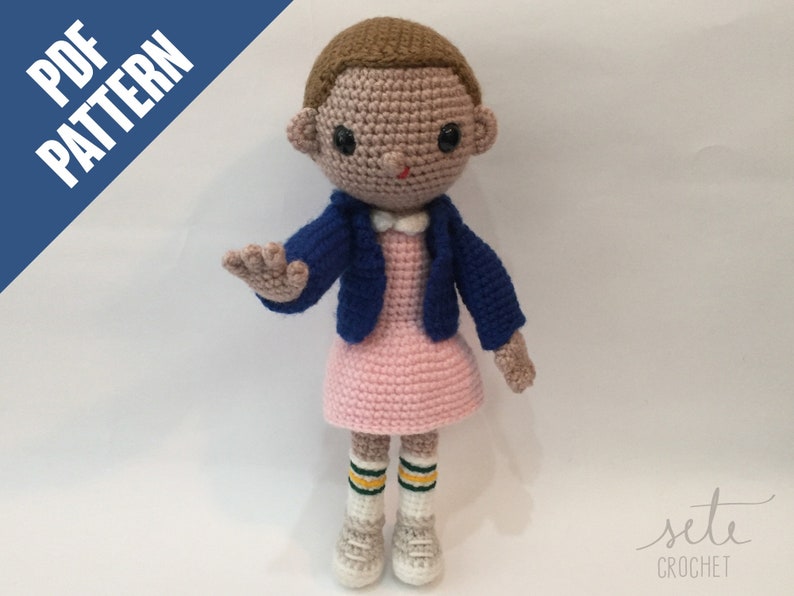 Amigurumi Crochet Pattern Eleven stranger Things Etsy