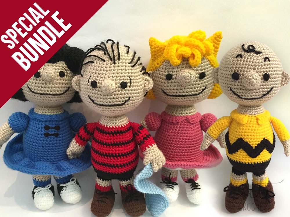 SPECIAL BUNDLE Amigurumi Crochet Pattern Peanuts Gang Etsy