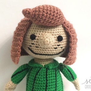 Amigurumi Crochet Pattern Peppermint Patty Peanuts image 4