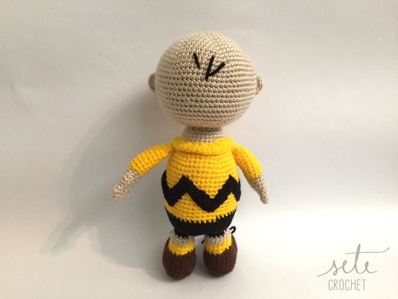 Amigurumi Crochet Pattern Charlie Brown peanuts - Etsy