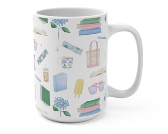 Coastal Book Club Mug: Summer Reading Gift