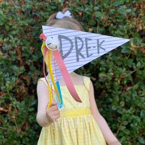 DIY Back to School Pre-K Photo Pennant, Pre-K Photo Pennant, Preschool Pennant, First Day of Preschool Pennant