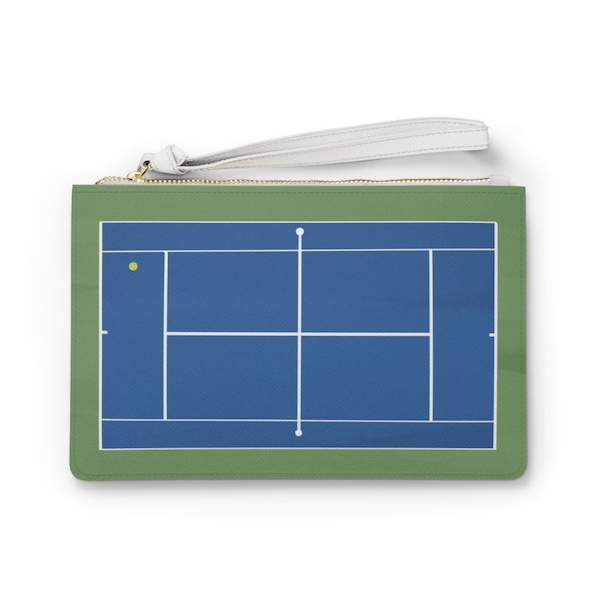 Tennis Match Margot Clutch in Center Court | Tennis Pouch | Tennis Bag Pouch | Tennis | Clutch Bag | Diaper Organizer | Purse Organizer