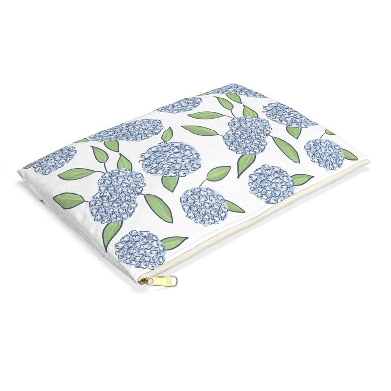 Hydrangea Floral Travel Pouch - Thumbnail 3
