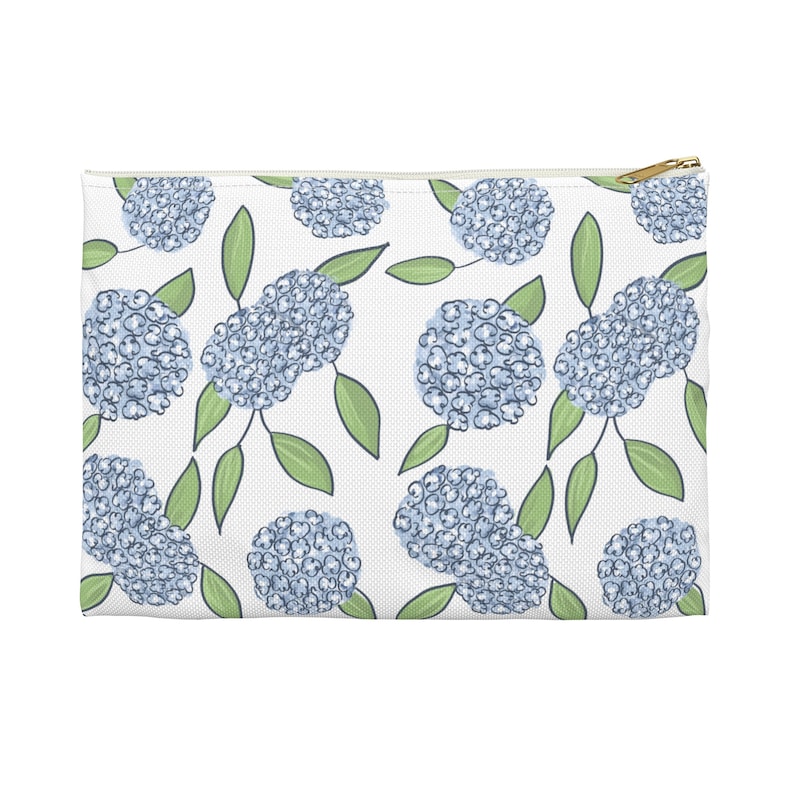 Hydrangea Floral Travel Pouch - Thumbnail 5