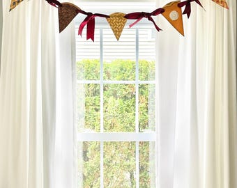 Thanksgiving Pie Bunting: DIY Holiday Banner (PDF Download)