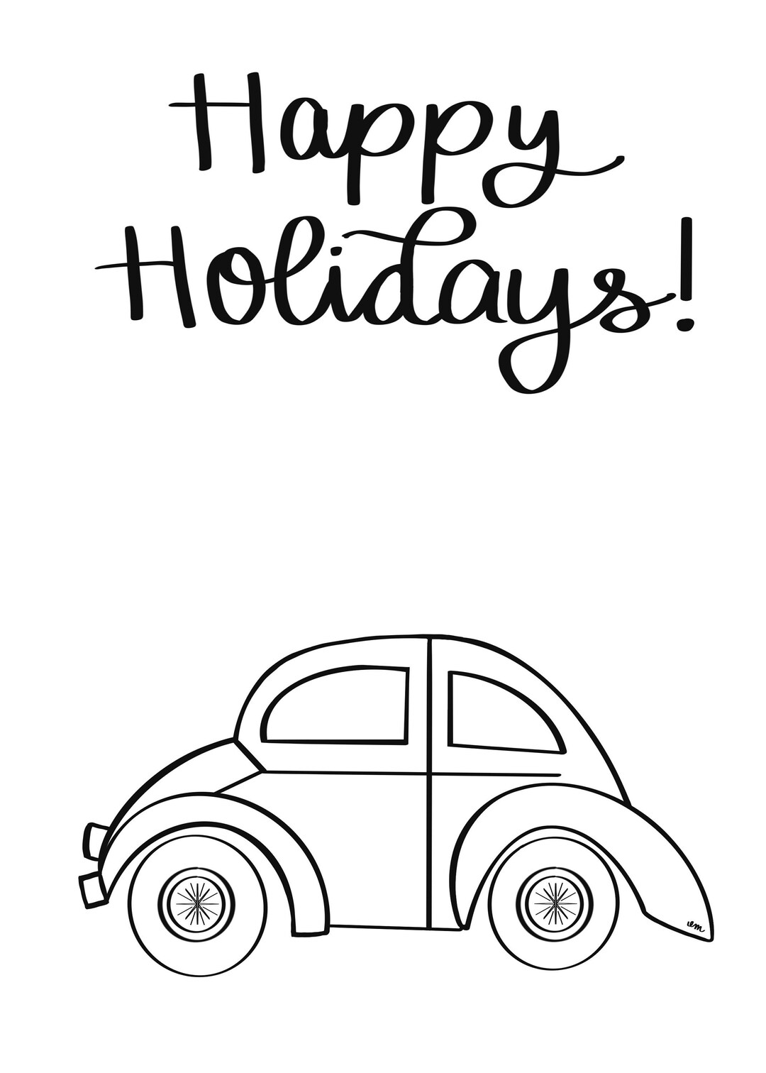 Baby’s First Christmas Footprint Template (B&amp;W) | Printable Christmas ...