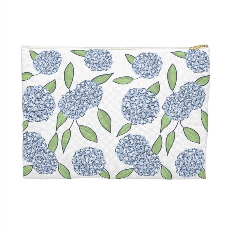 Hydrangea Floral Travel Pouch - Thumbnail 2