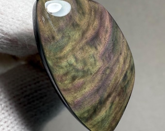 Mexican Velvet Obsidian cab 231
