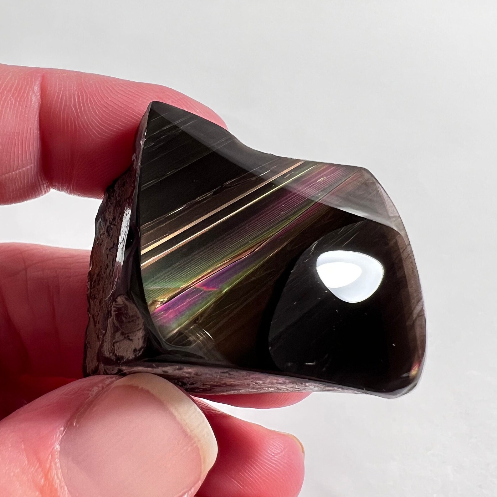 Fire Obsidian Specimen 100 Etsy