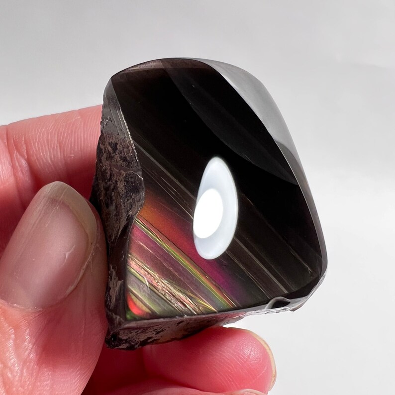 Fire Obsidian Specimen 100 Etsy