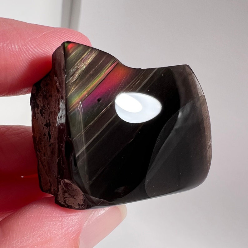 Fire Obsidian Specimen 100 Etsy