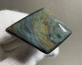Mexican Velvet Obsidian cab 240