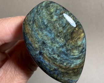 Mexican Velvet Obsidian cab 269