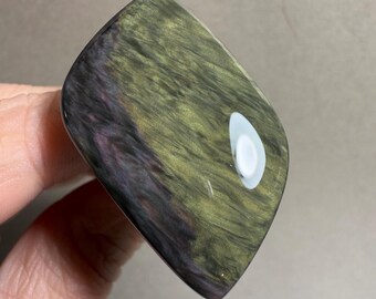 Mexican Velvet Obsidian cab 283