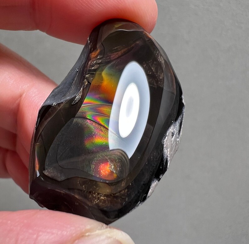 Fire Obsidian Specimen 101 Etsy