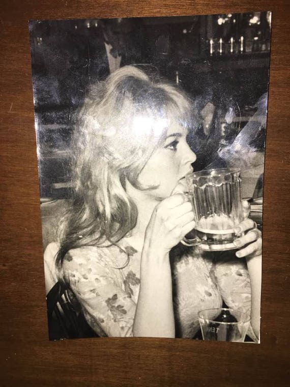 Brigitte Bardot Photograph Vintage Photo Black And White Etsy