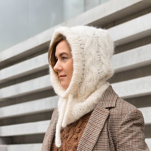 Hand Knit Balaclava グレイッシュベージュ TODAYFUL トゥデイフル 2024winter 小物 Hand Knit Balaclava