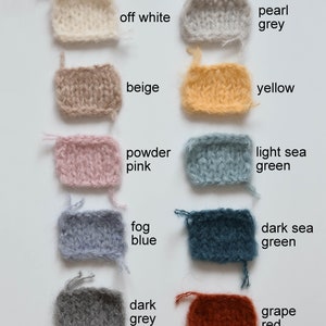 Alpaca wool hand knit balaclava, soft winter hat for women, hooded cowl, oversized helmet, minimalist fall accessory, fluffy christmas gift image 8