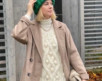 Gilet Donna Senza Maniche Dilgul - Lavorato A Maglia, Scollo A V, Invernale, Morbido E Elegante - Foto 8