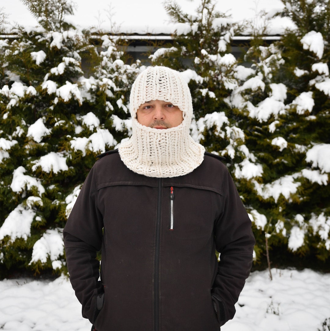Masque De Ski Polaire Chaud D'hiver Cagoule Épaisse De - Temu France