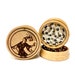 Herb Grinder - 00 Tarot Deck Card - The Fool - 3pc Herb Grinders Herb Cutter Cutting and Grinding Metal Blades 2.5 Inch Travel Size 